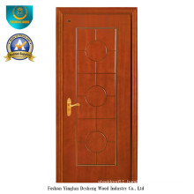 Chinese Style HDF Door for Entrance with Brown Color (DS-096)